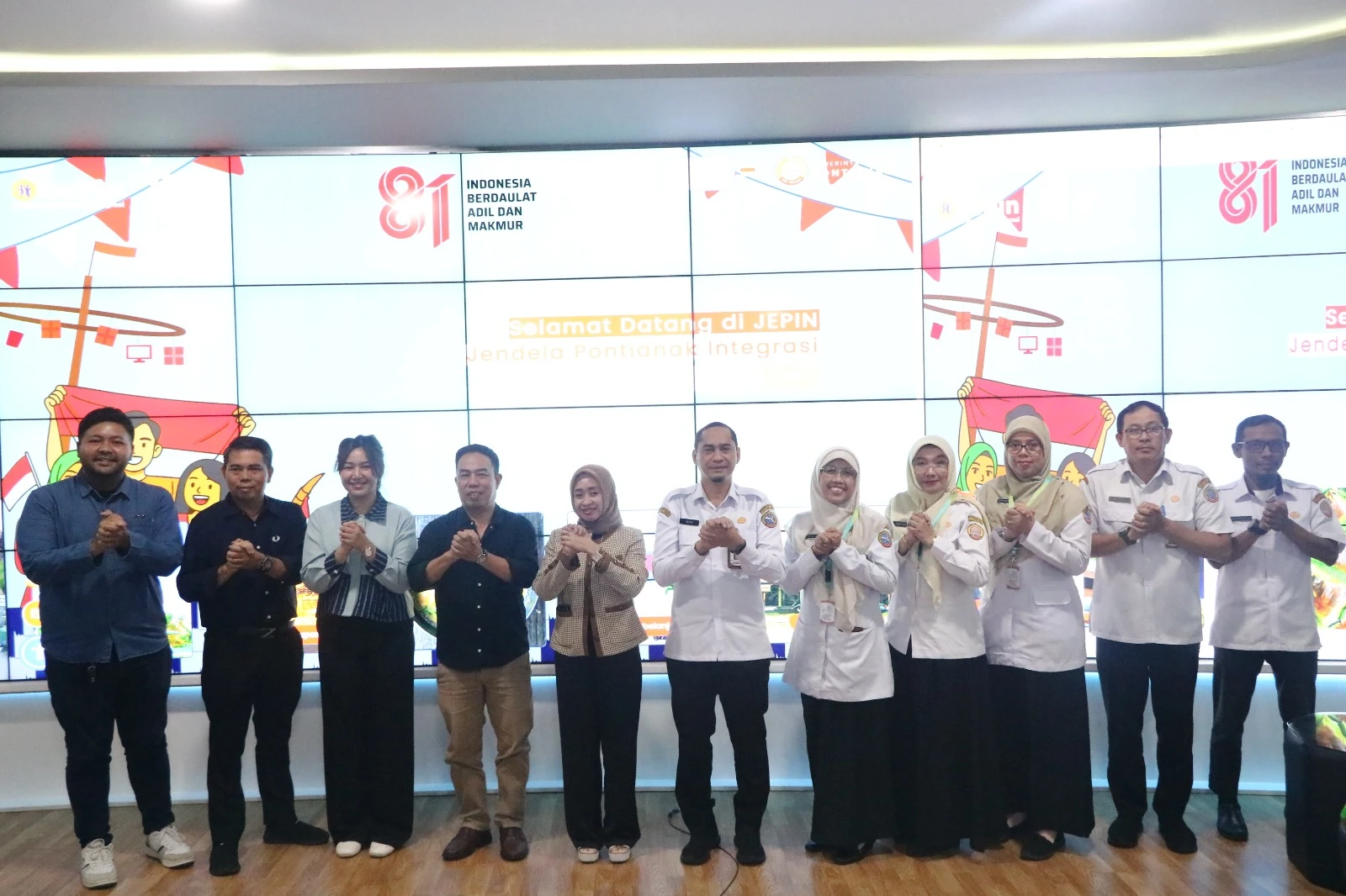Komisi II DPRD Pontianak Tinjau Pengelolaan CCTV dan Aplikasi Smart City di Diskominfo